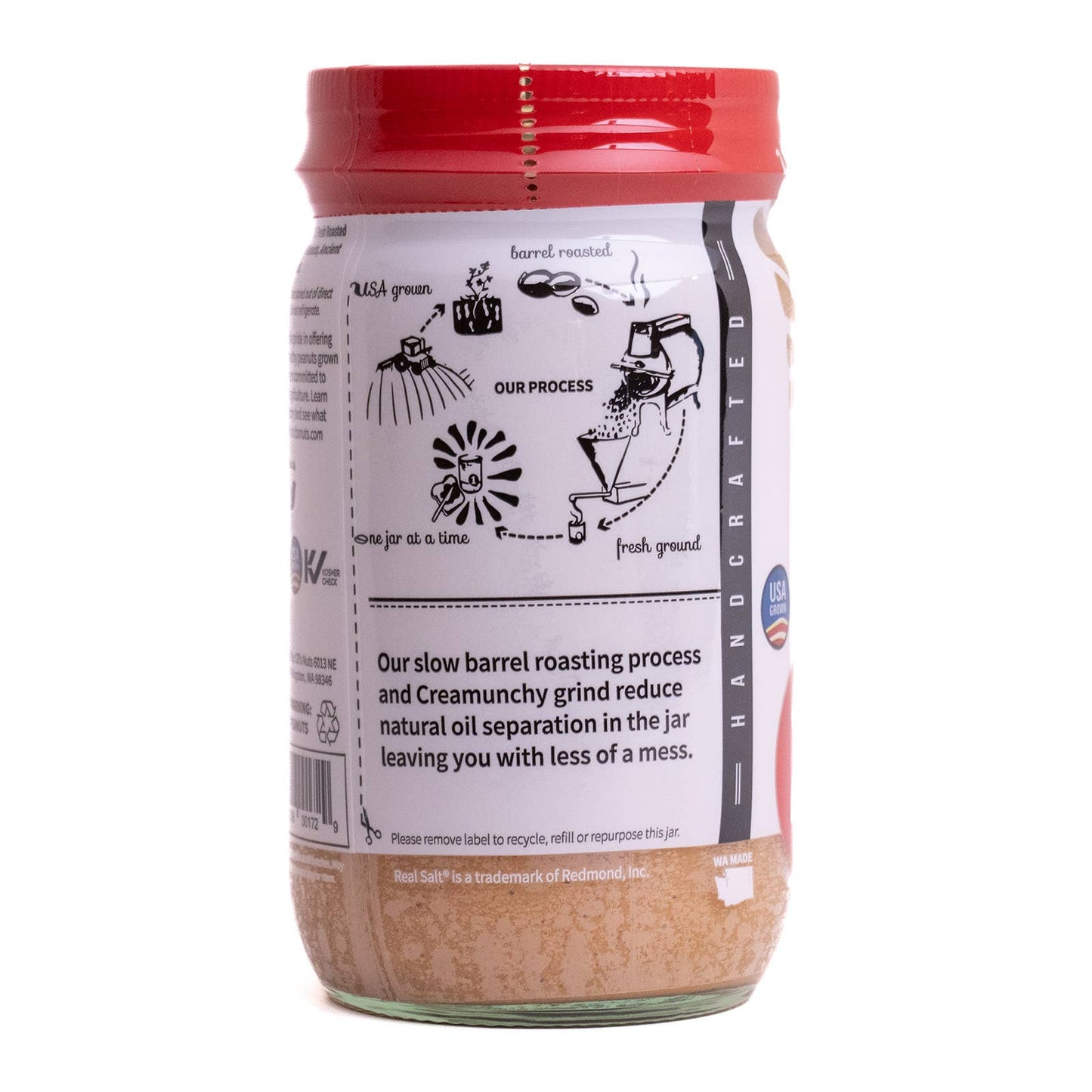 16oz Natural Creamunchy Peanut Butter with Sea Salt - 12